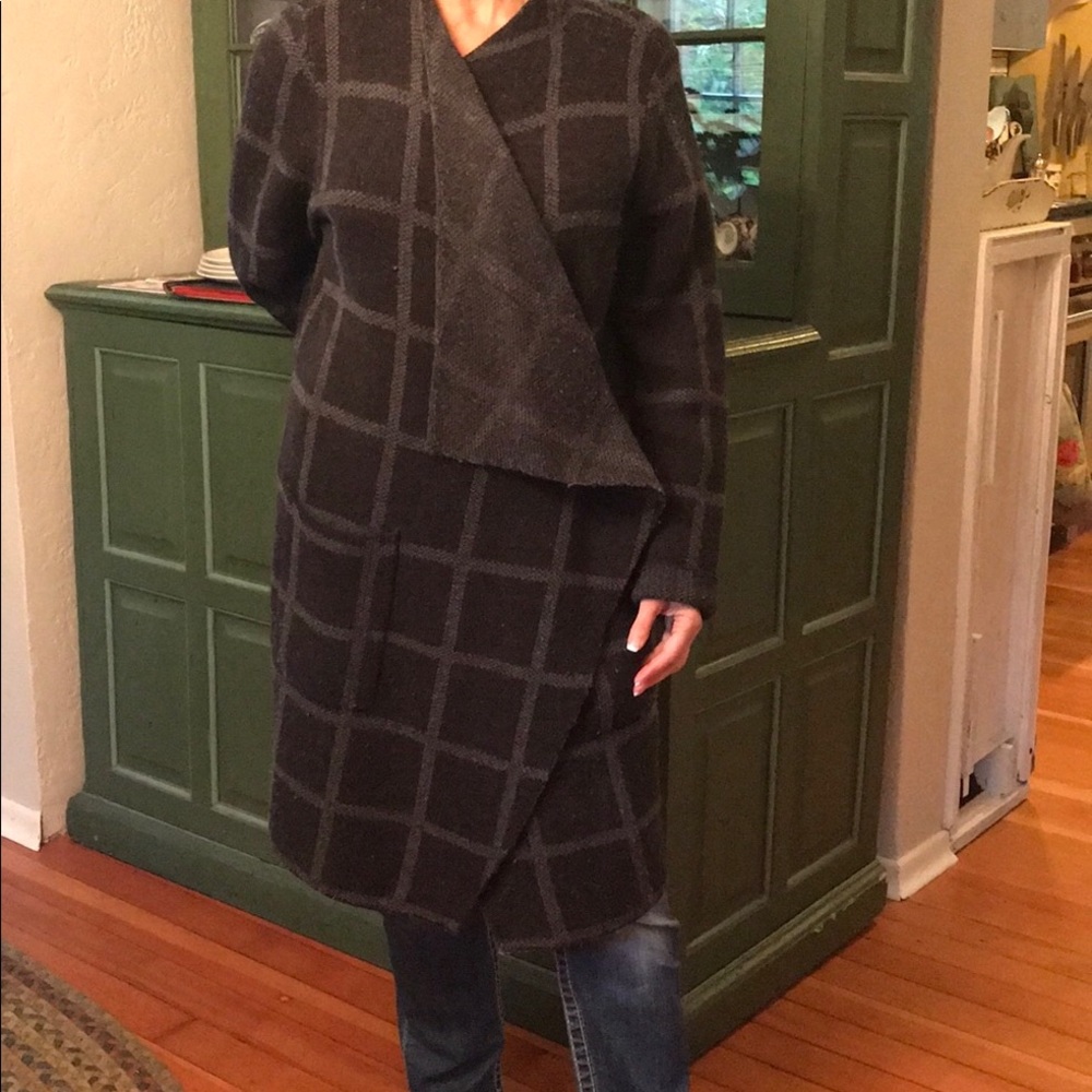 Eileen Fisher Merino wool coat